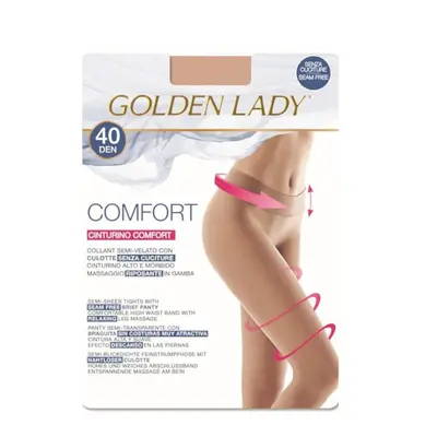 Dámské punčochové kalhoty Golden Lady Comfort 40 den meloun/odd.béžová