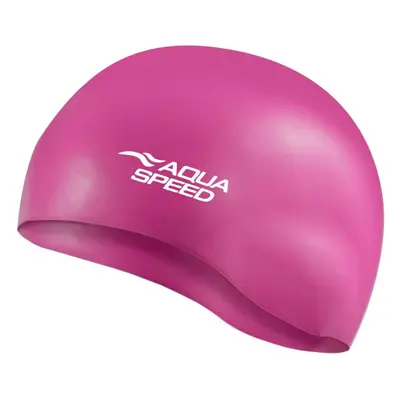 AQUA SPEED Plavecká čepice Mono Dark Pink Pattern 29