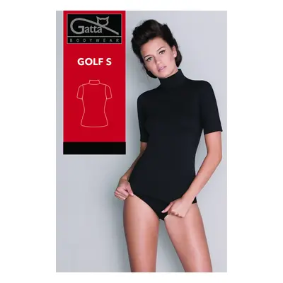 Dámské tričko-rolák 2456S Golf S - GATTA BODYWEAR černá