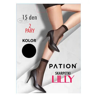 Raj-Pol Ponožky Pation Lilly 15 DEN Black