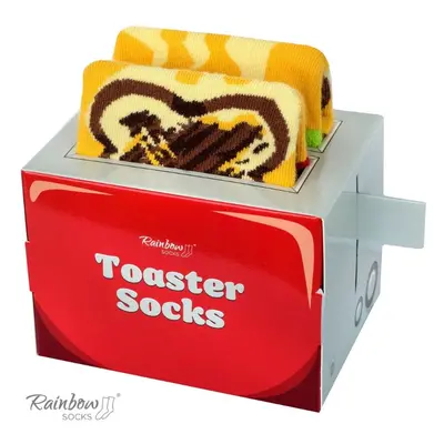 TOASTER Duhové ponožky 1 pár