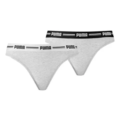 Dámská tanga 2Pack 907854 05 Grey - Puma