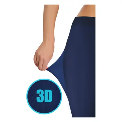 Sesto Senso Anti-Cellulite Tights 50 Den 3D Microfiber Florence Navy Blue