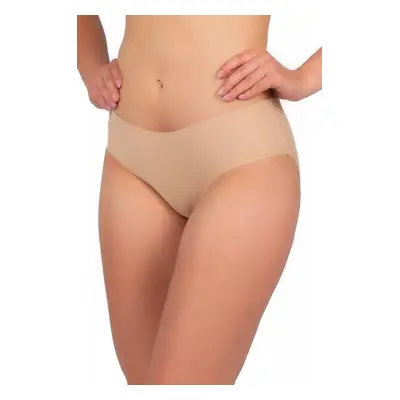 Bezešvé kalhotky Maxi Bikini béžové