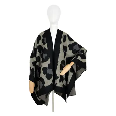 Art Of Polo Poncho sz23446-3 Black/Light Beige