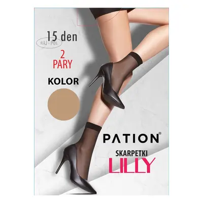 Raj-Pol Ponožky Pation Lilly 15 DEN Beige