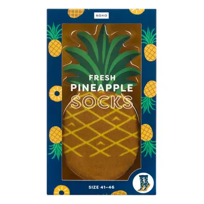 Ponožky SOXO PINEAPPLE - v konzervě tmavě modrá