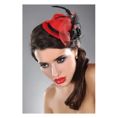 LivCo Corsetti Fashion Mini Top Hat Model 17 Red