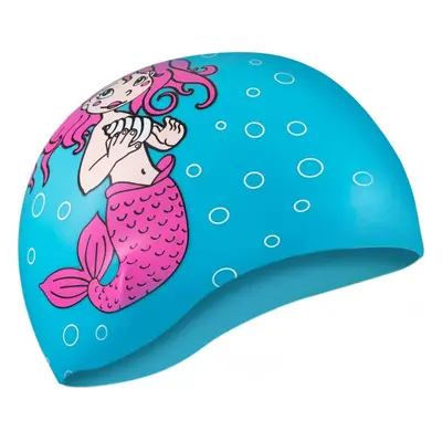 AQUA SPEED Plavecká čepice Kiddie Mermaid Blue