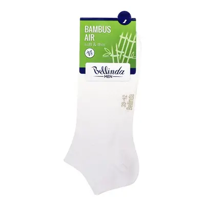 Krátké pánské bambusové ponožky BAMBUS AIR IN-SHOE SOCKS - BELLINDA - bílá