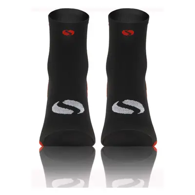 Sesto Senso Ponožky SKB_01 Black/Red