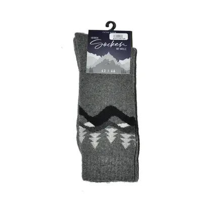 Pánské ponožky WiK 21457 Wool Socks 39-46 šedá