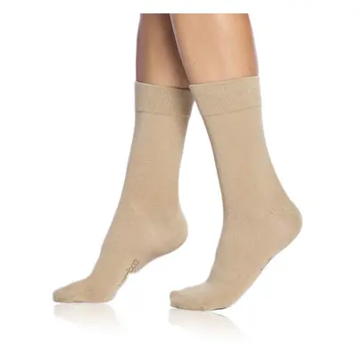 Dámské bambusové ponožky BAMBUS LADIES COMFORT SOCKS - BELLINDA - béžová