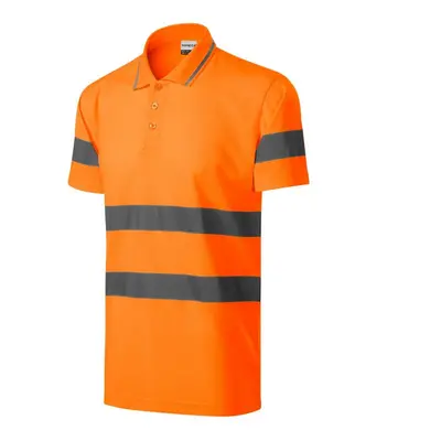 Rimeck HV Runway M polo MLI-2V998 fluorescenční oranžová