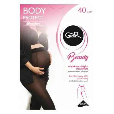 Dámské punčochové kalhoty GB BODY PROTECT - 40 DEN, Mikrovlákno nero