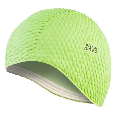 AQUA SPEED Plavecká čepice Bombastic Light Green Pattern 11