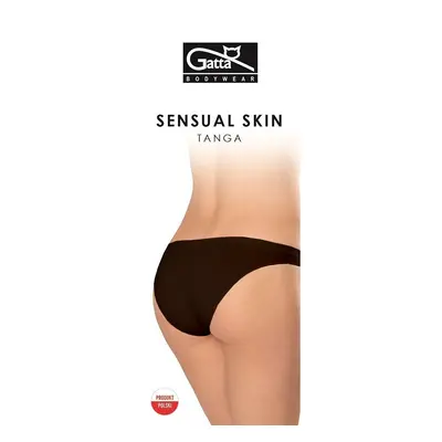 Dámské kalhotky Gatta 41645 Tanga Sensual Skin černá