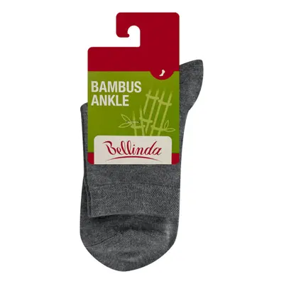 Bambusové ponožky BAMBUS LADIES ANKLE SOCKS - BELLINDA - šedá