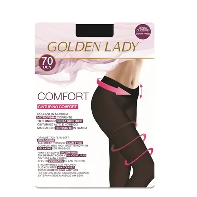 Dámské punčochové kalhoty Golden Lady Comfort 70 den nero/černá