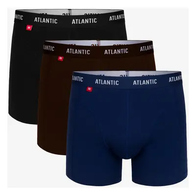 Pánské boxerky ATLANTIC 3Pack - vícebarevné