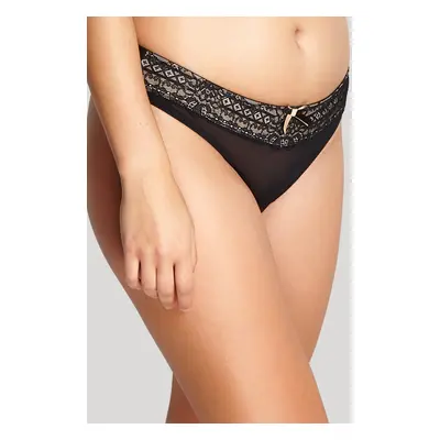 Dámská tanga Panache Sophie Thong black/chai 5829 34