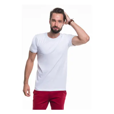 Pánské tričko T-shirt Heavy Slim 21174-20 bílá