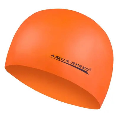 Kšiltovka na plavání AQUA SPEED Mega Orange Pattern 75