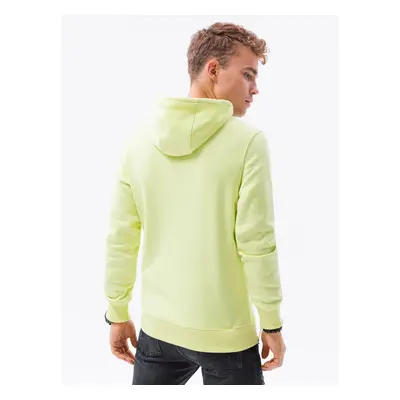 Pánská mikina Ombre Hoodie B979 Lime