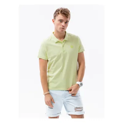 Ombre Polo trička S1374 Lime