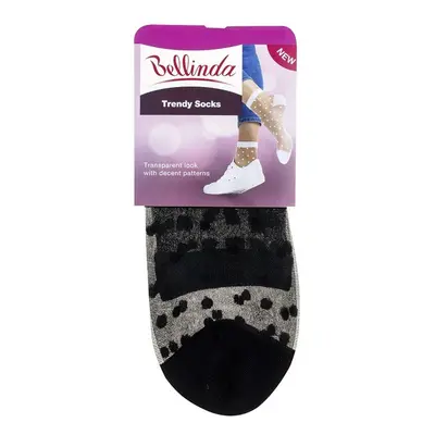 Módní silonkové ponožky s puntíky TRENDY SOCKS - BELLINDA - černá