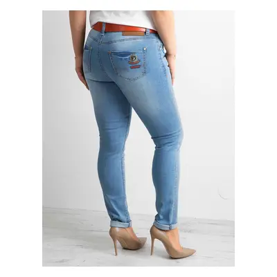 Dámské riflové kalhoty 7134 - FPrice jeans-modrá