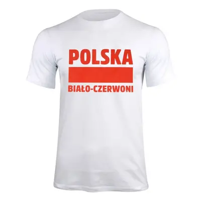 Tričko unisex 220 Polsko 337909 - GEFFER bílo-červená