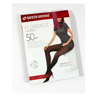 Sesto Senso Anti-celulitidní punčochové kalhoty 50 Den 3D Microfiber Florence Claret