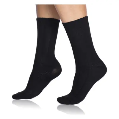 Zimní bambusové ponožky BAMBUS CASUAL UNISEX SOCKS - BELLINDA - černá