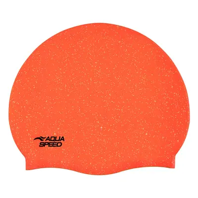 AQUA SPEED Plavecká čepice Reco Orange Pattern 75