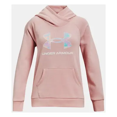 Dívčí mikina Under Armour Rival Logo Hoodie Jr 1366399 676