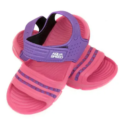 AQUA SPEED Bazénové pantofle Noli Pink/Purple