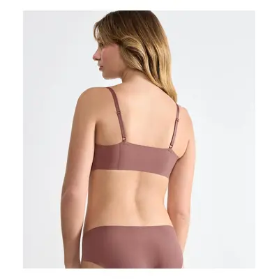 Dámská podprsenka ZERO Microfibre 2.0 Bralette - CACAO - kakaová 1141 - SLOGGI BROWN