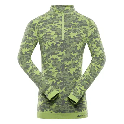 Dětské funkční prádlo - triko ALPINE PRO SEAMO lime green S