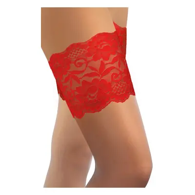 Sesto Senso Thigh Band Lace Červená