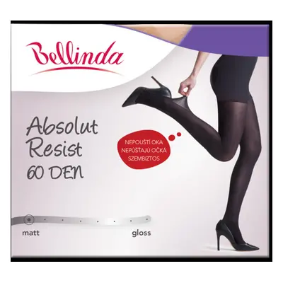 Neprůhledné punčochové kalhoty ABSOLUT RESIST 60 DEN - BELLINDA - černá