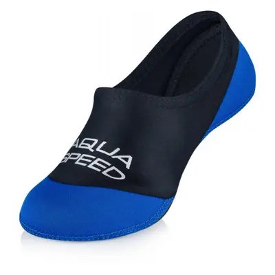 AQUA SPEED Ponožky na plavání Neo Black/Navy Blue Pattern 11