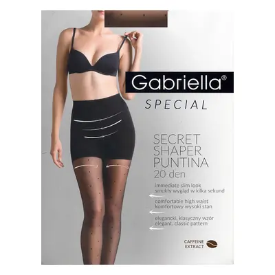 Dámské punčochové kalhoty Gabriella 680 Secret Shaper Puntina 20 den nero