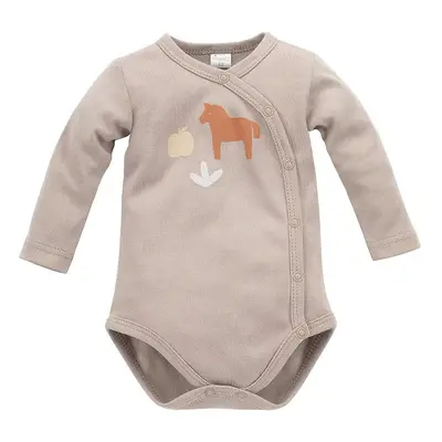 Pinokio Dřevěné body s knoflíky Pony Beige