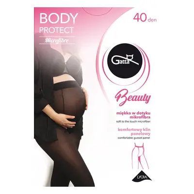 Těhotenské punčochové kalhoty Gatta Body Protect Beauty 40 den nero