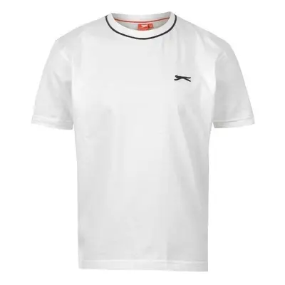 Slazenger Plain T Shirt Junior White - Bílá / 13 - Slazenger