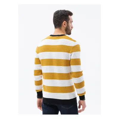 Ombre svetr E189 Mustard