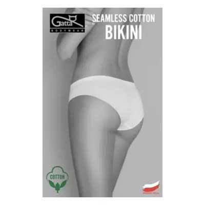 Dámské kalhotky SEAMLESS COTTON BIKINI - GATTA BODYWEAR bílá