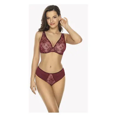 Dámská push-up podprsenka bralette Gaia BS 1032 Jenny Bordó