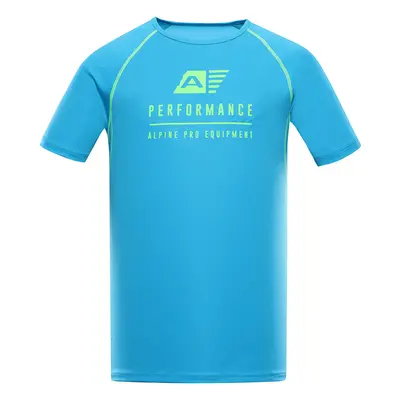 Pánské funkční triko s cool-dry ALPINE PRO PANTHER neon atomic blue